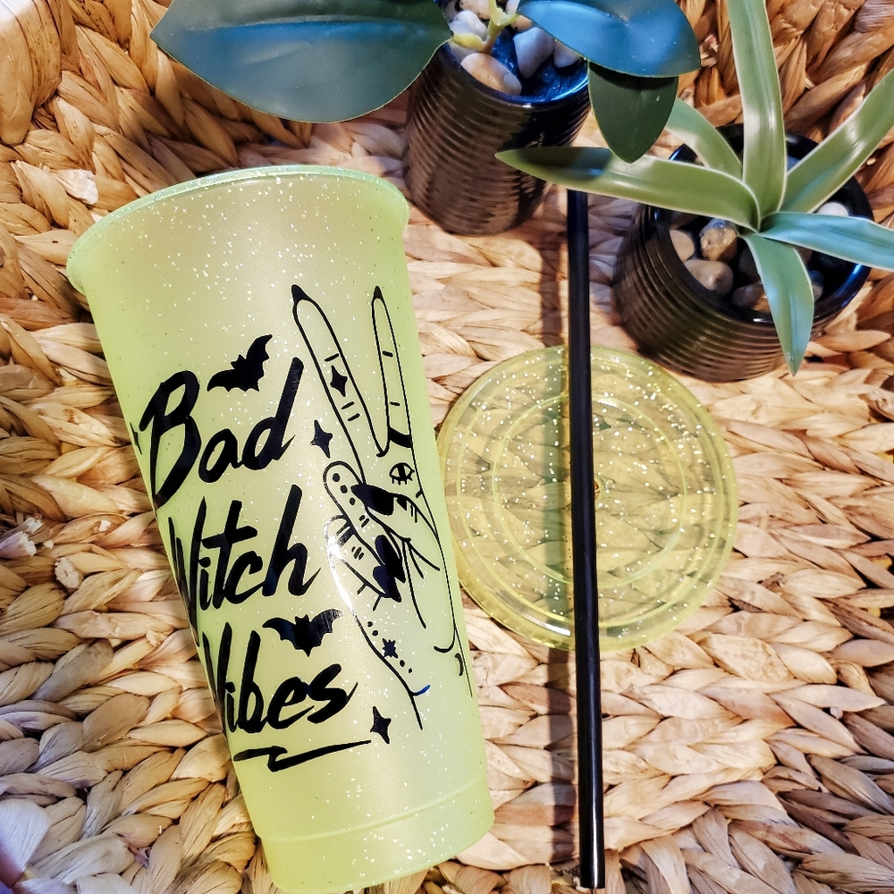 *SOLD* Witch Vibes cold cup 🧙‍♀️